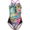Michael Phelps Aqua Sphere plavky FLOREZ MULTICOLOR/BLACK OPEN BACK dámské