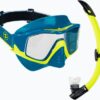 Aqualung Sport šnorchlovací set VITA COMBO PETROL/YELLOW