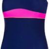 Aqua Speed dívčí plavky EMILY NAVY BLUE/PINK, MALAGA