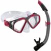 Aqualung Sport šnorchlovací set HAWKEYE DARK GREY/PINK, vel. M(40-44)