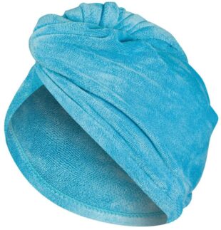 Aqua Speed ručník na vlasy TURBAN HEAD TOWEL, LIGHT BLUE