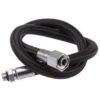 Aqualung středotlaká opletená hadice LP HOSE LEGEND2 BLACK 75cm