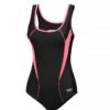 Aqua Speed dámské plavky KATE DARK GREY/CORAL, VITA
