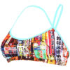 Michael Phelps plavky NEON LADY TOP MULTICOLOR/BLACK dámské – pouze vrchní díl