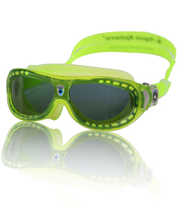 Aqua Sphere plavecké brýle SEAL KID LIME, zatmavený zorník