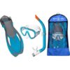 Aqualung Sport šnorchlovací set brýle + šnorchl + ploutve (38-41) YUCATAN TURQUOISE LADY dámský
