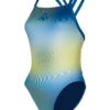 Aqua Sphere dámské plavky ESSENTIAL OPEN BACK, MULTICOLOR/BLUE, MELVILLE